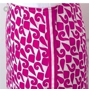 Gretchen Scott Skippy Pink and White With Ribbon trim